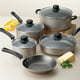 Tramontina 9 Piece Non-Stick Cookware Set, Champagne