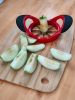 Apple Slicer Apple Corer Apple Cutter Tool, Push Down Easy Cutting Kitchen Tool