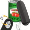 Electric Can Opener, Labor-Saving Kitchen Tool Creative Canning Knife Automatic Cap Screwer Bottle Opener Multifunctional Cap Opener