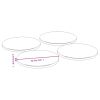 Pizza Plates 4 pcs Ø12.6"x0.6" Bamboo