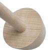 1pc Kitchen Gadgets Wood Egg Tart Pusher Double Side Tart Tamper Pastry Pusher Wooden Egg Tart Mold For Eggtart Mold Baking Cake Kitchen Tools