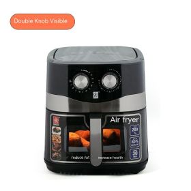 Large Capacity Air Fryer Visual Window Household (Option: 10.5L knob model-EU)